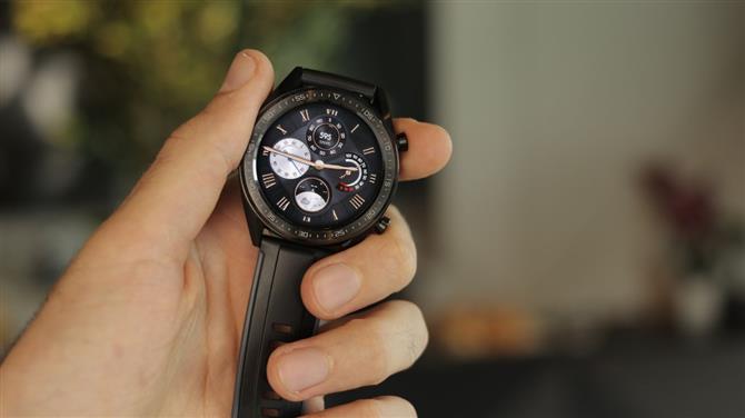 huawei watch gt on hand
